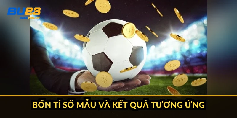 Bốn tỉ số mẫu và kết quả tương ứng