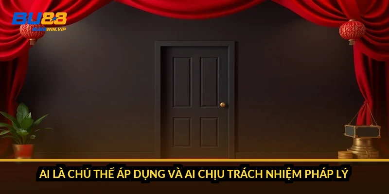Ai là chủ thể áp dụng và ai chịu trách nhiệm pháp lý