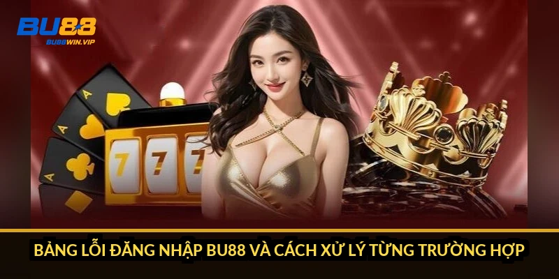 Đăng nhập BU88 báo sai mật khẩu: cách xử lý trong 3 phút 3 Bảng lỗi đăng nhập BU88 và cách xử lý từng trường hợp