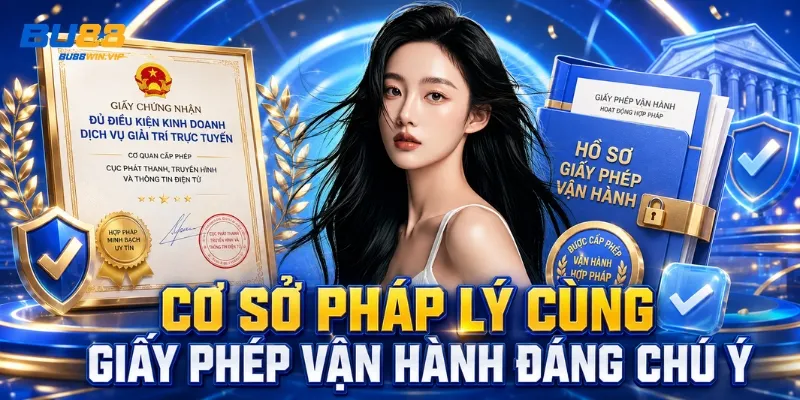 Cơ sở pháp lý cùng giấy phép vận hành đáng chú ý