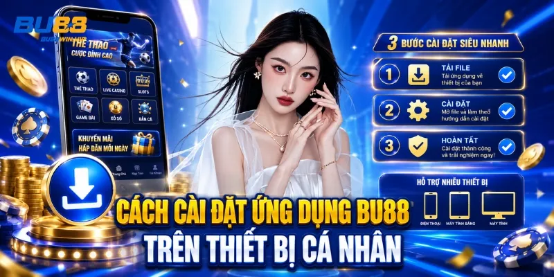 Cách cài đặt ứng dụng BU88 trên thiết bị cá nhân